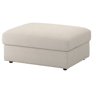 IKEA FINNALA cover for ottoman with storage Gunnared Beige, Ikea Outlet | 9527UKYIX