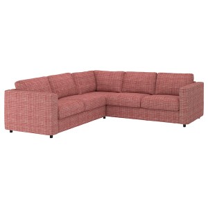 IKEA FINNALA cover for sectional, 4-seat, Dalstorp multicolor, Ikea Outlet | 9235RZLQK
