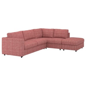 IKEA FINNALA cover for sectional, 4-seat, with open end Dalstorp Multicolor, Ikea Outlet | 3618TQWME