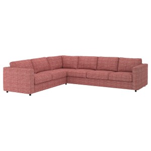 IKEA FINNALA cover for sectional, 5-seat, Dalstorp multicolor, Ikea Outlet | 3189YFKZG