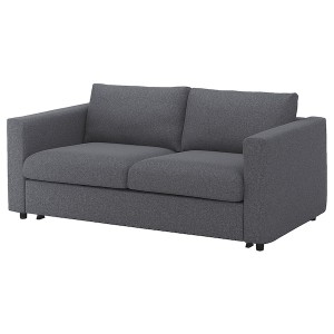 IKEA FINNALA cover for sleeper sofa Gunnared Medium Gray, Ikea Outlet | 0629UWFVP