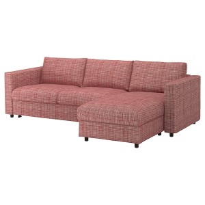 IKEA FINNALA cover for sleeper sofa, with chaise Dalstorp Multicolor, Ikea Outlet | 2739BZTPE