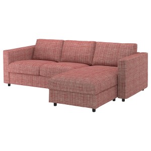 IKEA FINNALA cover for sofa, with chaise Dalstorp Multicolor, Ikea Outlet | 3126LDGXI