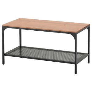 IKEA FJÄLLBO coffee table, black, 35 3/8x18 1/8 in, Ikea Outlet | 4920QJVRT