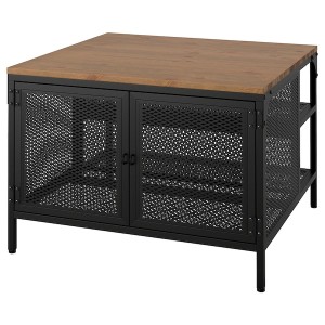 IKEA FJÄLLBO storage cube, black, 26 3/4x26 3/4x18 7/8 in, Ikea Outlet | 8540HMPCI