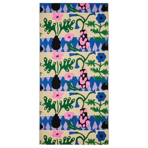 IKEA FJÄLLDRABA pre-cut fabric, multicolor, 59x118 in, Ikea Outlet | 6213UCETJ