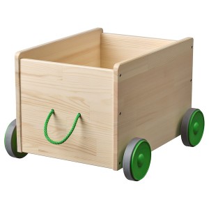 IKEA FLISAT Toy storage with casters, Ikea Outlet | 6041WEFQB