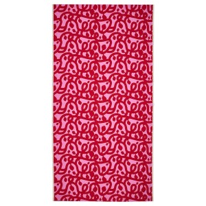 IKEA FLUGBLOMSTER pre-cut fabric, pink, 59x118 in, Ikea Outlet | 9104BOAMX
