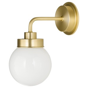 IKEA FRIHULT Wall lamp Brass Color, Ikea Outlet | 9753YQSGT