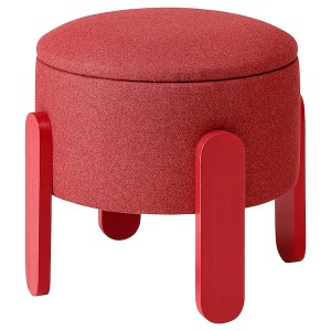IKEA FÖRLUNDA pouffe Tonerud Red, Ikea Outlet | 2134STHAW