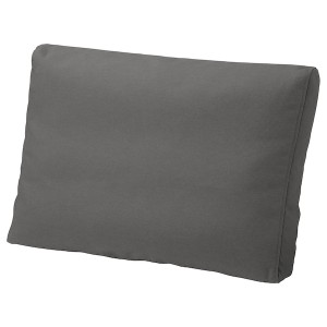 IKEA FRÖSÖN cover for back cushion, 24 3/8x17 3/8 in Outdoor Dark Gray, Ikea Outlet | 0516MUCTX