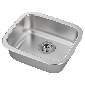 IKEA FYNDIG sink, stainless steel, 18 1/8x15 3/4 in, Ikea Outlet | 3574DEXSU