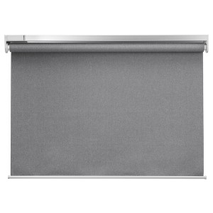 IKEA FYRTUR black-out roller blind, smart wireless/battery operated gray, 30x76 ¾ in, Ikea Outlet | 8426OLFGT
