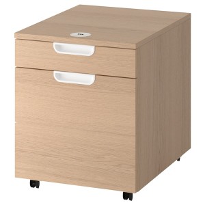 IKEA GALANT Drawer unit/drop file storage, 17 3/4x21 5/8 in White Stained Oak Veneer, Ikea Outlet | 2367RYJVA