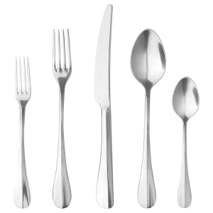 IKEA GAMMAN 20-piece flatware set, stainless steel, Ikea Outlet | 5618QBVJN