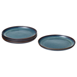 IKEA GLADELIG side plate, 8 in, 4 pack Blue, Ikea Outlet | 5136GQCZU