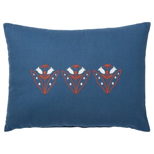 IKEA GOKVÄLLÅ cushion, blue, 12x16 in, Ikea Outlet | 6410GPBEQ