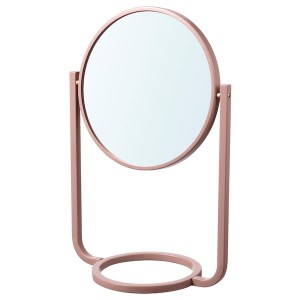 IKEA GRANVÅG table mirror, pink, 8 7/8x13 in, Ikea Outlet | 8942KHXTF