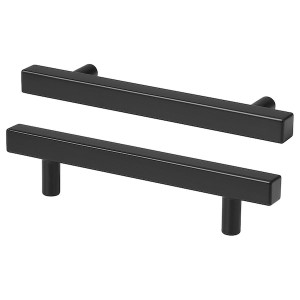 IKEA GRIBBOL handle, 5 1/2 in, 2 pack Black, Ikea Outlet | 5269KRWIZ