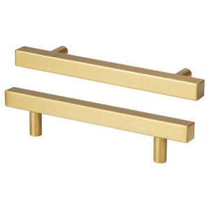 IKEA GRIBBOL handle, 5 1/2 in, 2 pack Brass Color, Ikea Outlet | 6915JURTA