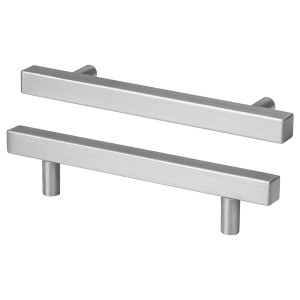 IKEA GRIBBOL handle, 5 1/2 in, 2 pack Silver Color, Ikea Outlet | 5987NJOLE