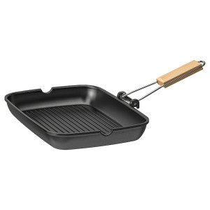 IKEA GRILLA grill pan, black, 14 ¼x10 ¼ in, Ikea Outlet | 4508AGSMO
