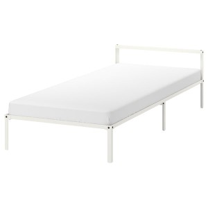 IKEA GRIMSBU bed frame, Twin White, Ikea Outlet | 8372TXEJO