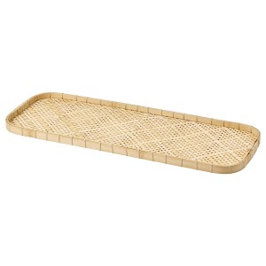 IKEA GRÅMÖRT tray, bamboo, 28x11 in, Ikea Outlet | 1579IUHRA