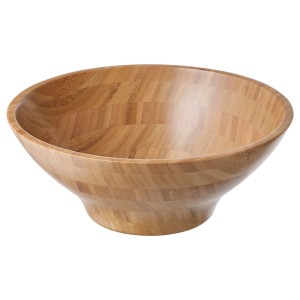 IKEA GRÖNSAKER serving bowl, bamboo, 11 in, Ikea Outlet | 1653WGJUN