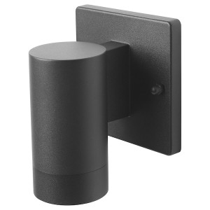 IKEA GRÖNSPRÖT wall lamp, hardwire installation, outdoor black, Ikea Outlet | 3710XQDMW