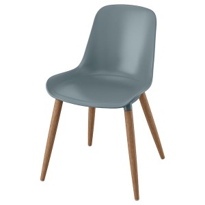 IKEA GRÖNSTA chair, indoor/outdoor Gray / Turquoise, Ikea Outlet | 6910LNFPK