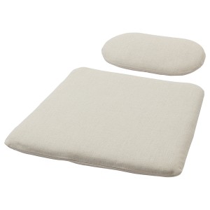 IKEA GRYTTOM cushion set, Gransel natural, 20x20/15x8 in, Ikea Outlet | 5243EVWLZ