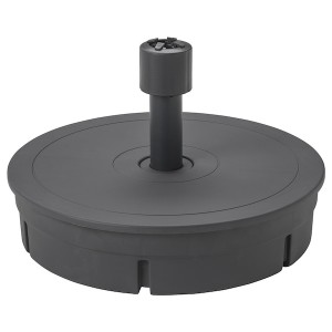 IKEA GRYTÖ umbrella base, dark gray, 23 5/8 in, Ikea Outlet | 6049GVTDL