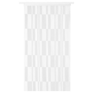 IKEA GULDFLENÖRT panel curtain, white, 24x118 in, Ikea Outlet | 7329CBYVN