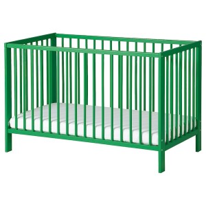IKEA GULLIVER crib, 27 1/2x52 in Green, Ikea Outlet | 5214EORNI