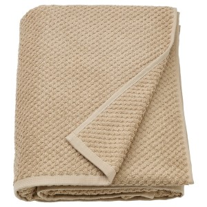 IKEA GULVIAL bath sheet, 39x59 in Beige, Ikea Outlet | 2081FDWQM