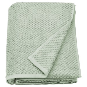 IKEA GULVIAL bath sheet, 39x59 in Pale Gray / Green, Ikea Outlet | 7920URXEA