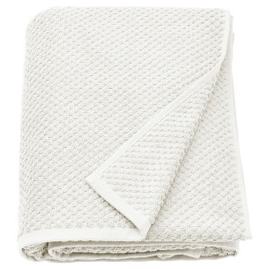IKEA GULVIAL bath sheet, 39x59 in White, Ikea Outlet | 8921TXZAW