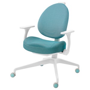 IKEA GUNRIK child's desk chair, turquoise, Ikea Outlet | 9183UKEZI
