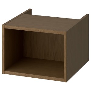 IKEA HAGAÅN open cabinet, 18x21x13 in Brown Oak Effect, Ikea Outlet | 0453SRGAK