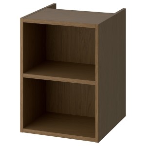 IKEA HAGAÅN open cabinet, 18x21x25 1/8 in Brown Oak Effect, Ikea Outlet | 1675QBMVH
