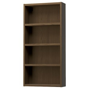 IKEA HAGAÅN wall open cabinet, 18x6x37 in Brown Oak Effect, Ikea Outlet | 4087OBSVU