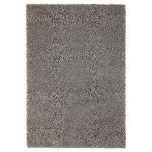 IKEA HAMPEN rug, high pile, gray, 4'4 inx6'5 in, Ikea Outlet | 0425OUNDW