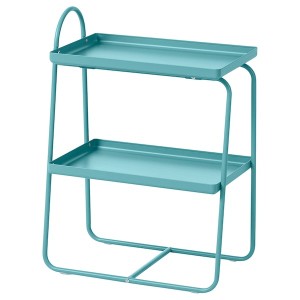 IKEA HATTÅSEN bedside table/shelf unit Blue / Turquoise, Ikea Outlet | 8243DBIYK