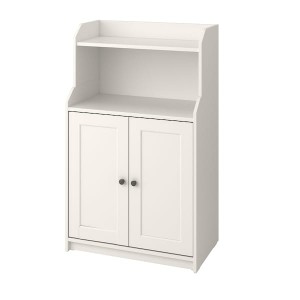 IKEA HAUGA cabinet with 2 doors, 27 1/2x45 5/8 in White, Ikea Outlet | 4603LROWS