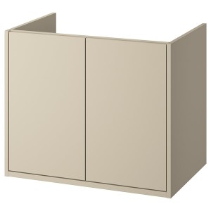 IKEA HAVBÄCK Bathroom vanity with doors, 30x21x25 1/8 in Beige, Ikea Outlet | 3184TSYXA