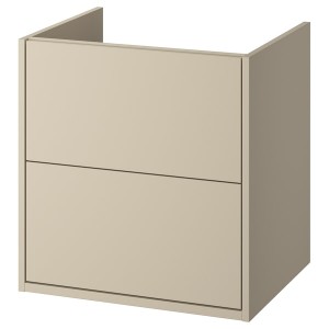 IKEA HAVBÄCK Bathroom vanity with drawers, 24x21x25 1/8 in Beige, Ikea Outlet | 0159SVLZO