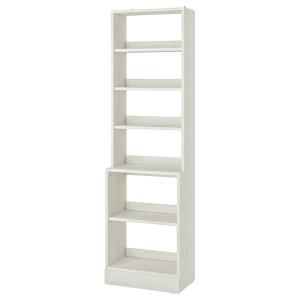 IKEA HAVSTA Shelving unit with base, 24x14 5/8x83 1/2 in White, Ikea Outlet | 2193CUMQG