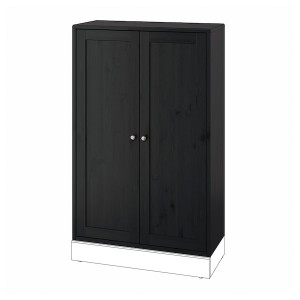 IKEA HAVSTA cabinet, 31 7/8x13 3/4x48 3/8 in Black, Ikea Outlet | 8539WDYAV