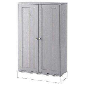 IKEA HAVSTA cabinet, 31 7/8x13 3/4x48 3/8 in Gray, Ikea Outlet | 5296OBCNQ